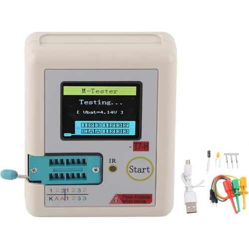 SUBZONAL-Testeur de Transistor, Test Multifonction à écran Graphique TFT T7H avec Auto-test et Calibrage Automatique pour Diode Zener, Codage Infrarouge et Affichage de Forme D'onde