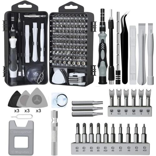 SUBZONAL-Caisse A Outil Malette Outils Jeu De Tournevis, Kit De Tournevis Magnétique, Kit D'outils De Réparation Avec Boîte Portable Pour Téléphone Montre Ordinateur Portable Boite A Outils Complete