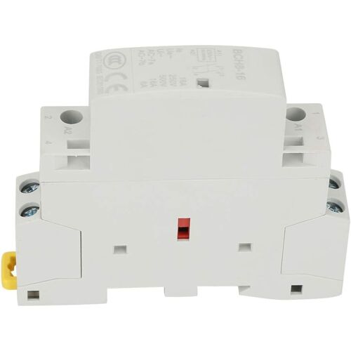 SUBZONAL-Contacteur AC sur Rail Din 16A, Environnement Super Silencieux, économe en énergie, Taille Compacte, Facile à Installer et à Entretenir, Neuf, 2P 2NO, 1 Heure ou 30 Fois, 1