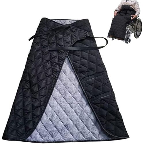 SUBZONAL-Couverture pour Fauteuil Roulant, Couverture Polaire pour Fauteuil Roulant pour Une Utilisation en extérieur, genouillères épaisses Portables, Couverture Polaire Douce et Confortable, Couver