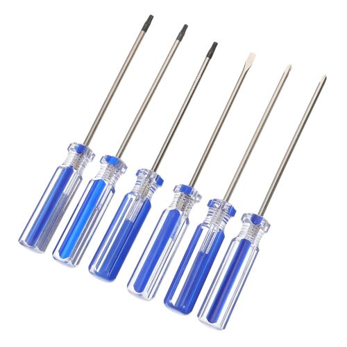 SUBZONAL-Kit Tournevis de Précision 6 Pièces Trous T8 T9 T10 3.0 Cruciforme Plat Y 3.0 Outil de Réparation Polyvalent pour Électronique et Bricolage, Compact et Portable