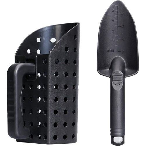 SUBZONAL-Accessoires de Détecteur de Métaux Pelle à Sable et Outils D'excavation de Truelle pour la Détection de Métaux Chasse au Trésor de Plage Construction ABS de Taille Moyenne