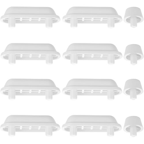 Subzonal-12 Pièces Amortisseurs Siège Wc, Pare-Chocs Couvercle Toilette, Patins Antibruit Pour Siège De Toilettes, Coussinets Amortissants De Remplissage Pour Sièges En Bois