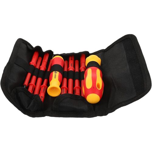 SUBZONAL-Jeu De Tournevis Isolés Pour Électricien Certifié Isolation Électrique Antidérapant, Robuste Usage Professionnel Et Domestique Complet Fente Et Cruciforme Coffret Transportable Polyvalent