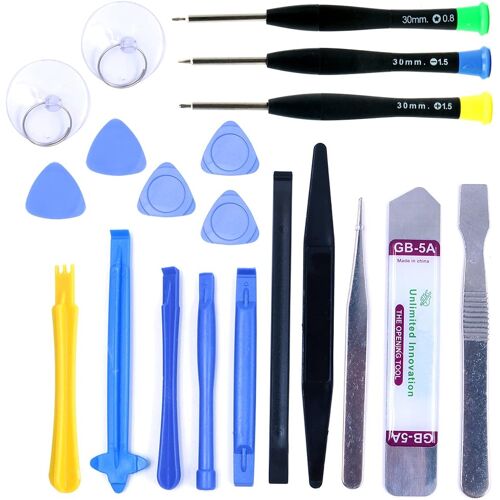 SUBZONAL-Kit d'outils de réparation électronique 25 en 1,Jeu de Tournevis de précision magnétique pour téléphone,Montre Intelligente,PC,Tablette,Appareil Photo,PS4 Pry