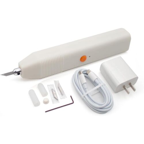 SUBZONAL-Couteau de Découpe à Ultrasons DIY - Découpe Portable Haut de Gamme pour Impressions 3D, Bois, Plastique et Circuits Imprimés avec 5 Lames