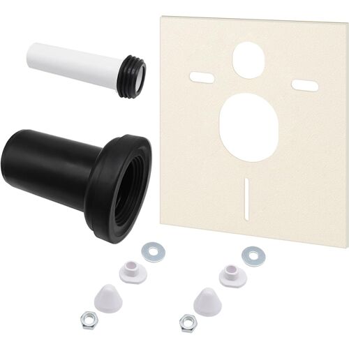SUBZONAL-Kit de Raccordement pour Cuvette Suspendue, Compatible avec Geberit (152.426.46.1), Comprenant un Kit d'Isolation Phonique pour WC Mural (16.002.00.0000)