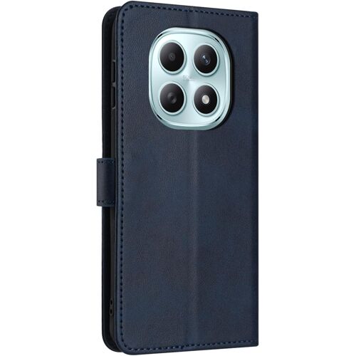 SUBZONAL-Coque Rabat pour Xiaomi Redmi Note 15 5G / Note 15 4G / Poco M8 5G - Étui PU Cuir Wallet, Support, Porte Carte, Magnétique Antichoc Housse (Bleu Foncé)