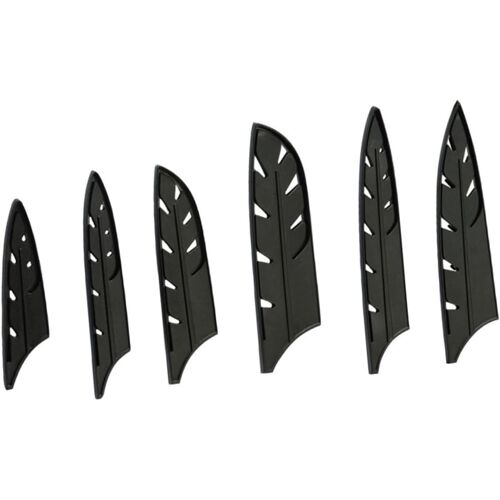 Subzonal-Lot De 10 Fourreaux De Couteaux Cuisine 20 Cm En Plastique Noir Protection De Lame Sûre Pour Couteaux De Chef Ustensiles De Maison Usage Quotidien