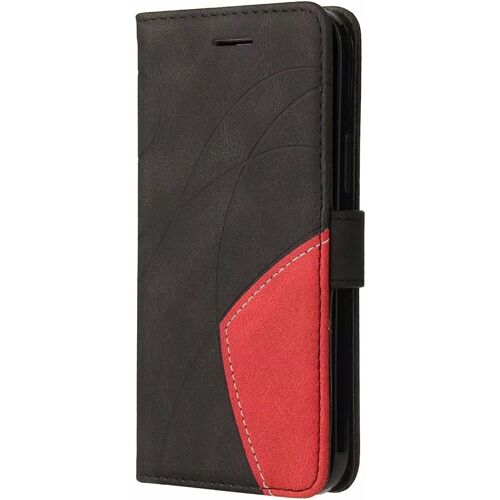 SUBZONAL-Pochette en Cuir pour Téléphone Samsung Galaxy A31,Coque Antichoc Incassable Rabat Pratique Élégant Bourse Etui Housse Protection avec Béquille et Carte Bleue Fentes,Noir