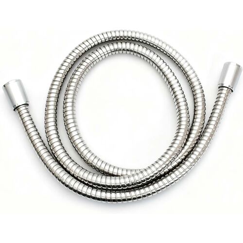 SUBZONAL-Tuyau Douche 1.6m, avec Raccord Universel G1/2, Tuyau de Douche Antitorsion pour Salle de Bain Argenté