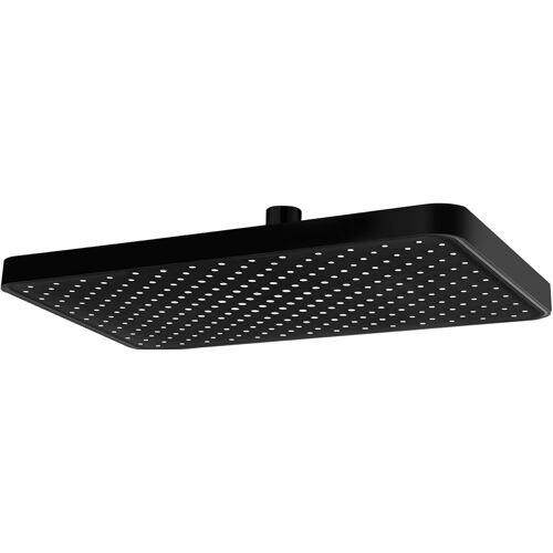KALANKA-Pommeau de douche, douche à effet pluie, 30 cm, finition chromée brossée, réglable à 360°, haute pression, peut être installé sur le mur ou le plafond, 30 x 20 cm, noir