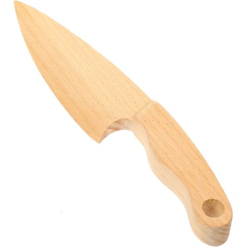 Subzonal-Couteau En Pour Garçon Et Filles Jouet Cuisine En Pour Couper Fruits Et Légumes Ustensiles Cuisine En Hêtre Outil De Coupe Simulé Jouet Éducatif Pour Tout-Petits 1 Pièce