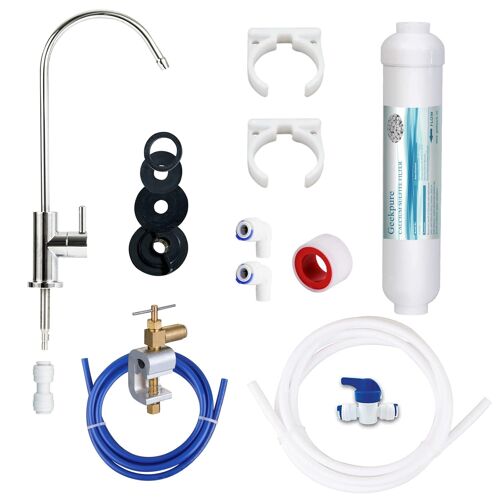 Subzonal-Kit De Filtration D'eau Potable En Ligne Sous L'évier Système De Bricolage Pour Éliminer Le Chlore