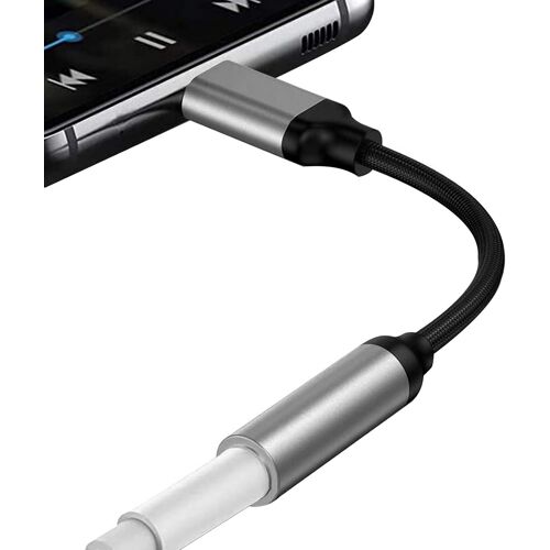 SUBZONAL-Adaptateur audio USB C, convertisseur de type C, prise audio Hi-Fi de 11,1 cm, câble en nylon, stéréo portable pour écouteurs, téléphone, ordinateur portable, lecture de musique, utilisation