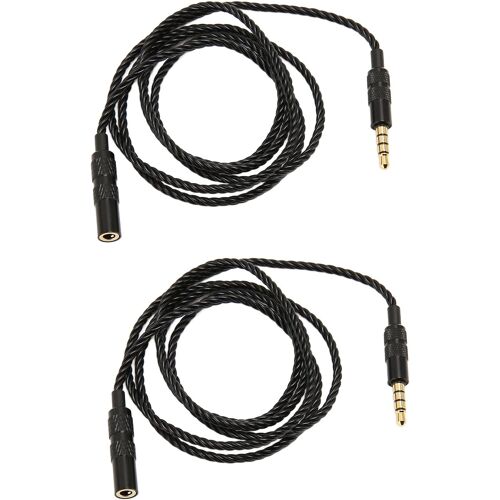 SUBZONAL-Câble de Casque Mâle vers Femelle de 3,5 Mm, Rallonge Jack de 3, Pieds, Connecteurs Plaqués ou, Conception étague, Câble TPE pour Les Smartphones, Ordinateurs Portables, Téléviseurs