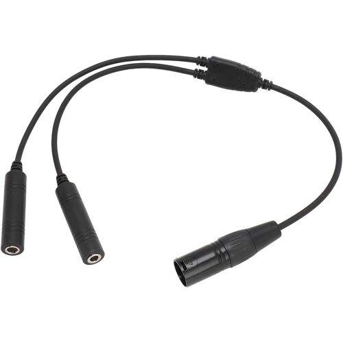 SUBZONAL-Adaptateur de Casque GA Double Prise vers XLR, Adaptateur de Casque D'aviation Professionnel XLR 5 Broches pour la Plupart des Casques D'aviation, Plug and Play