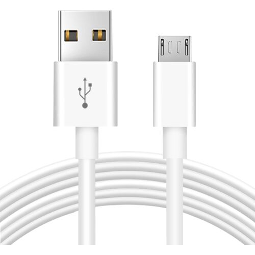 SUBZONAL-Câble micro USB de charge et de synchronisation des données pour caméra Wyze Cam YI, Nest Cam, Blink, Netvue, Kasa, Cam, Cloud, Furbo, chien, Arlo Q et autres appareils Micro USB Blanc 3 m