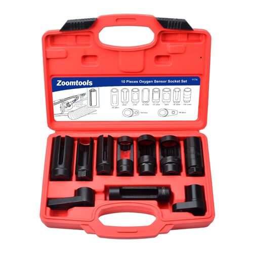 SUBZONAL-clés à douille pour sonde lambda, 22mm 27mm 29mm, Entraînement 1/2'' 3/8'' (10 pièces)