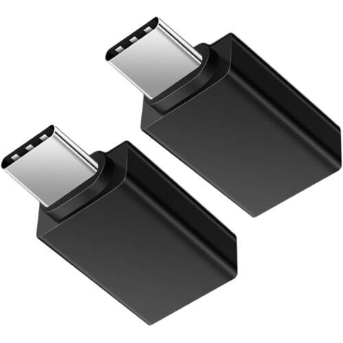 SUBZONAL-2pièces Adaptateur USB-c vers USB Femelle pour Téléphone Lot de Adaptateurs Type-c Mâle avec Connecteur Extensible