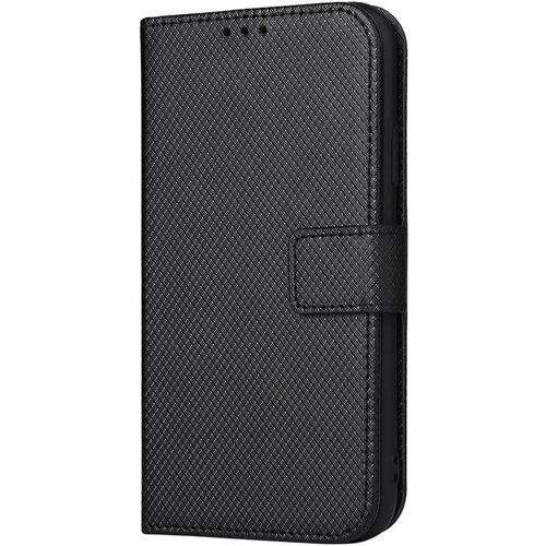 SUBZONAL-Cuir Coque pour WIKO T10 Étui, Premium PU/TPU Portefeuille Flip Housse, Protection Antichoc Case avec Carte Fentes/Magnétique/Stand - Noir