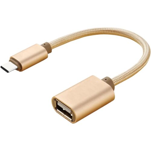SUBZONAL-Câble Adaptateur USB-c OTG en Alliage D'aluminium Or Transfert Superspeed Compatible Flash Drives et Caméras pour Ordinateurs Portables et Tablettes