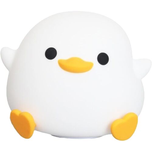 Subzonal-Veilleuse En Silicone En Forme De Canard Pat - Lumière D'ambiance Pour Le Soin Des Yeux - 7 Couleurs De Lumière - Veilleuse Mignonne Pour Chambre D'enfant - Rechargeable Par Usb - Pou