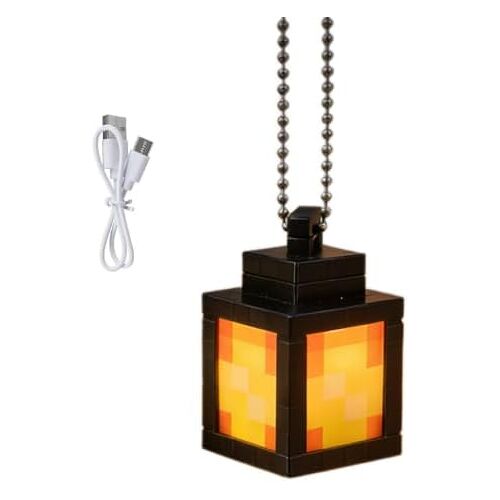 Subzonal-Porte-Clés De Veilleuse, Lanterne, Pendentif Avec Lumière Jaune, Mini Lampe Led Rechargeable Par Usb, Lampe Torche Porte-Clés Pour Enfants, Cadeaux, Chambre Et Décoration De Fête