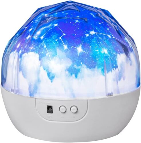 Subzonal-Veilleuse Projecteur D'étoiles Pour Enfants, Lampe Étoilée Rotative À 360° Pour Anniversaire D'enfant