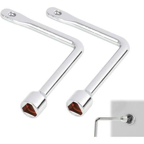 SUBZONAL-Clé Triangulaire Universelle, Clé pour Ascenseurs, Armoires Électriques, Compteur d'Eau, Zinc, Résistante à la Rouille, Pratique pour Techniciens, Bricoleurs, et Entretien