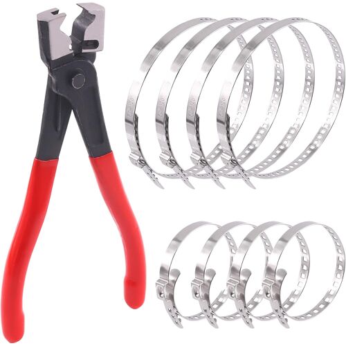SUBZONAL-Lot de 9 pinces serrage pour tuyau avec kit de serrage CV, petit et grand, en acier inoxydable, arbre d'entraînement réglable