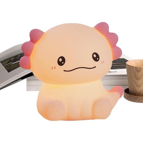 Subzonal-Axolotl Lampe Led ¿ Lumière Pour, Décoration Animale Ludique | Veilleuse Créative Et Lumineuse À Changement De Couleur Pour Chambre D'enfant, Chambre D'enfant, Bureau, Étagère, Voyage, Dorto