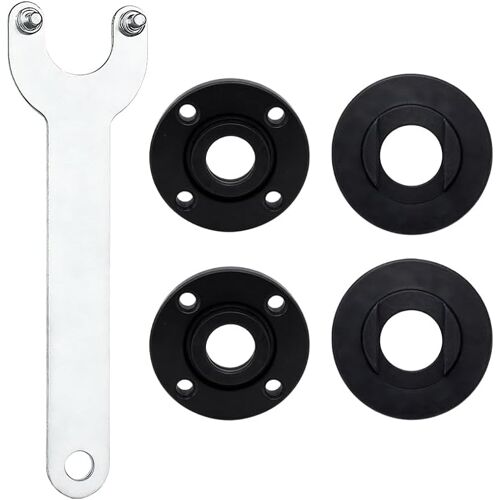 SUBZONAL-5 Pièces Clé de meuleuse universelle avec Bride, Clé pour Disqueuse, Kit D'accessoires pour Meuleuse D'angle, Compatible avec les Meuleuses d¿Angle de Marques Célèbres en Matière de Sécurité