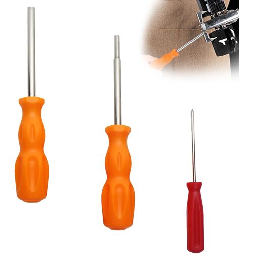 SUBZONAL-Gamebit Jeu de Tournevis, 4.5mm & 3.8mm, N64 Console, Jeu de Tournevis de Sécurité pour SNES, NES, N64, Game Boy Repair, Tournevis Magnétique (Orange)
