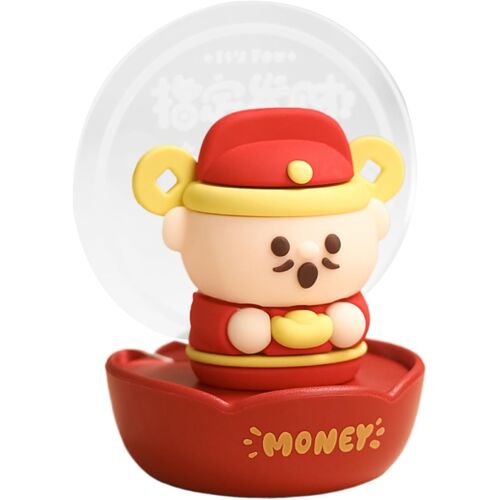 Subzonal-Veilleuse Chinoise, Veilleuse Du Nouvel An - Statue De Dieu De La Richesse De Bon Augure Veilleuse - Veilleuse Amusante Pour Chambre D'enfant, Lampe De Table Créative Pour Chambre À Coucher,