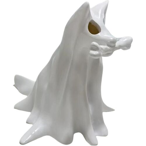 SUBZONAL-Lampe fantôme | Veilleuse d'Halloween pour chien ¿ Éclairage d'ambiance ¿ Figurines d'animaux pour la maison, cheminée, chambre d'enfant, bibliothèque, bureau, salon, appartement, fourniture