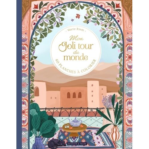 Mon Joli Tour Du Monde - 40 Planches À Colorier