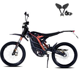 Vélo Électrique 79bike Falcon Pro, Puissance Maximale 10000 W, Batterie Lithium 72v 35ah, Vitesse Maximale 85 Km/H, Couple De 410 Nm, Suspension Intégrale, Nfc+Coc -Noir Et Rouge