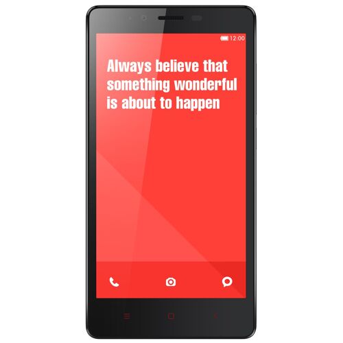 Xiaomi Redmi Note 5.5" Double SIM Android 4.2 3G Micro-USB B 1 Go 8 Go 3200 mAh Noir