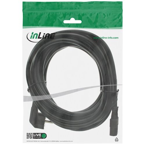InLine 16655M câble électrique Noir 10 m