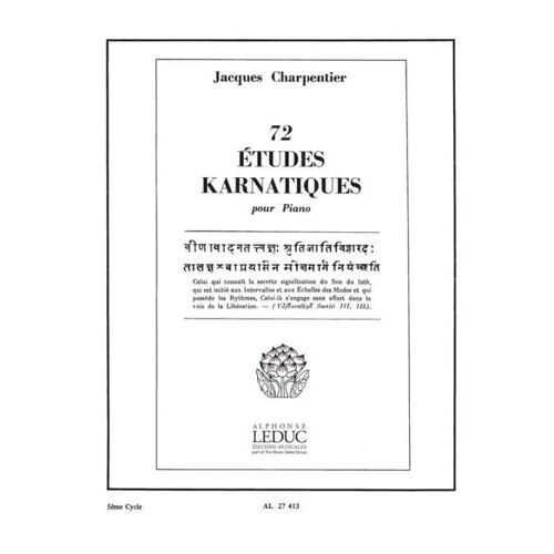 72 Études Karnatiques Cycle 05 / Recueil