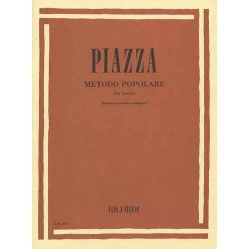 Metodo Popolare Per Flauto / Conducteur