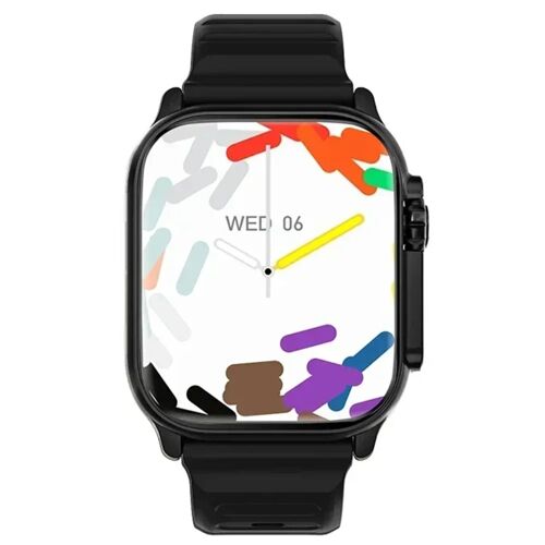 HiwatchPro T900Ultra2 Smartwatch Bt appelant montre intelligente étanche moniteur de fréquence cardiaque sport pour Android IOS hommes femmes Couleur - noir