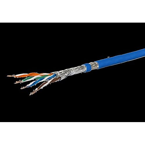 METZ CONNECT - Bulkkabel - 100,0m - 8,1 mm - S/FTP - Simplex -Cat.7a Rohkabel - IEEE 802,3af/IEEE 802,3at/IEEE 802,3bt/IEEE 802,3bq - halogenfrei - Blau (1308427B34145)