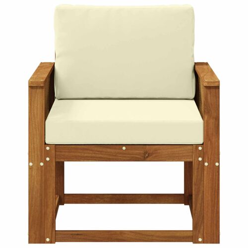 vidaXL Sofa de milieu extérieur Bois d'Acacia Massif Naturel