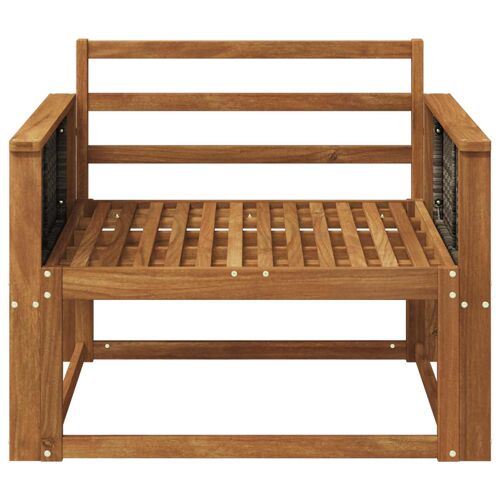 vidaXL Sofa de milieu extérieur Bois d'Acacia Massif Naturel