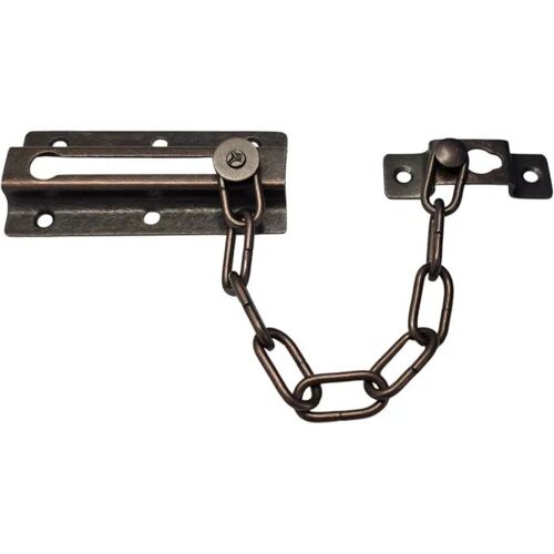 Entrebailleur Protection entrebaillement limiteur ouverture porte partielle sécurité fermeture, bronze