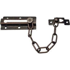 Entrebailleur Protection entrebaillement limiteur ouverture porte partielle sécurité fermeture, bronze