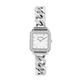 Montre Femme Clyda Acier Argenté Oxydes Serena