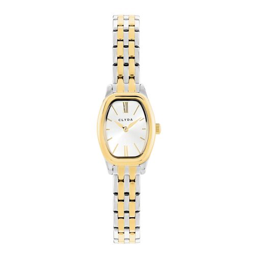 Montre Femme Clyda Acier Bicolore Gisèle